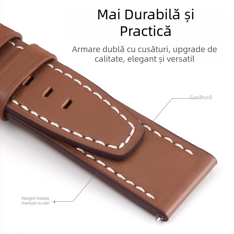 Langyi curea de ceas din microfibră, 22 mm, pentru Huawei GT6/GT4 Pro și Watch4 – universală