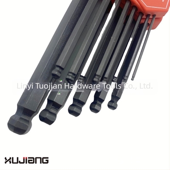 Set chei Allen, brand Xujiang River, suprafață neagră, oțel 45#, cap hexagonal