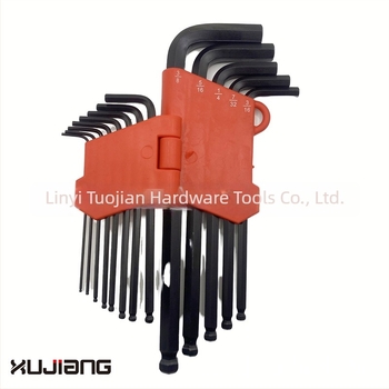 Set chei Allen, brand Xujiang River, suprafață neagră, oțel 45#, cap hexagonal