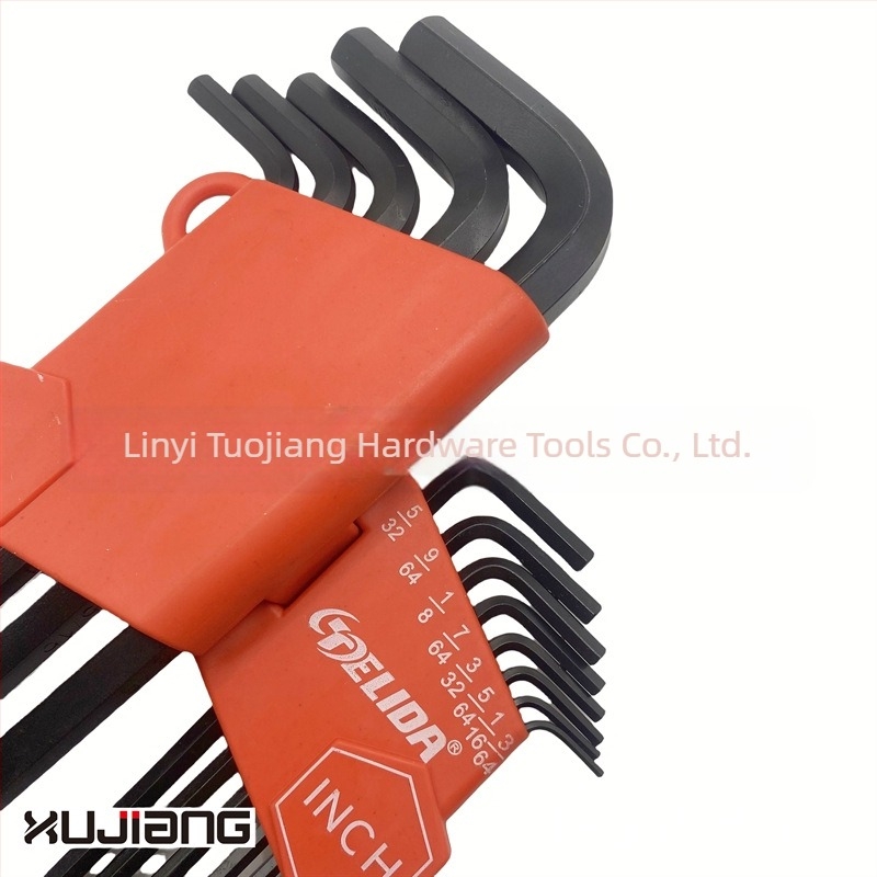 Set chei Allen, brand Xujiang River, suprafață neagră, oțel 45#, cap hexagonal