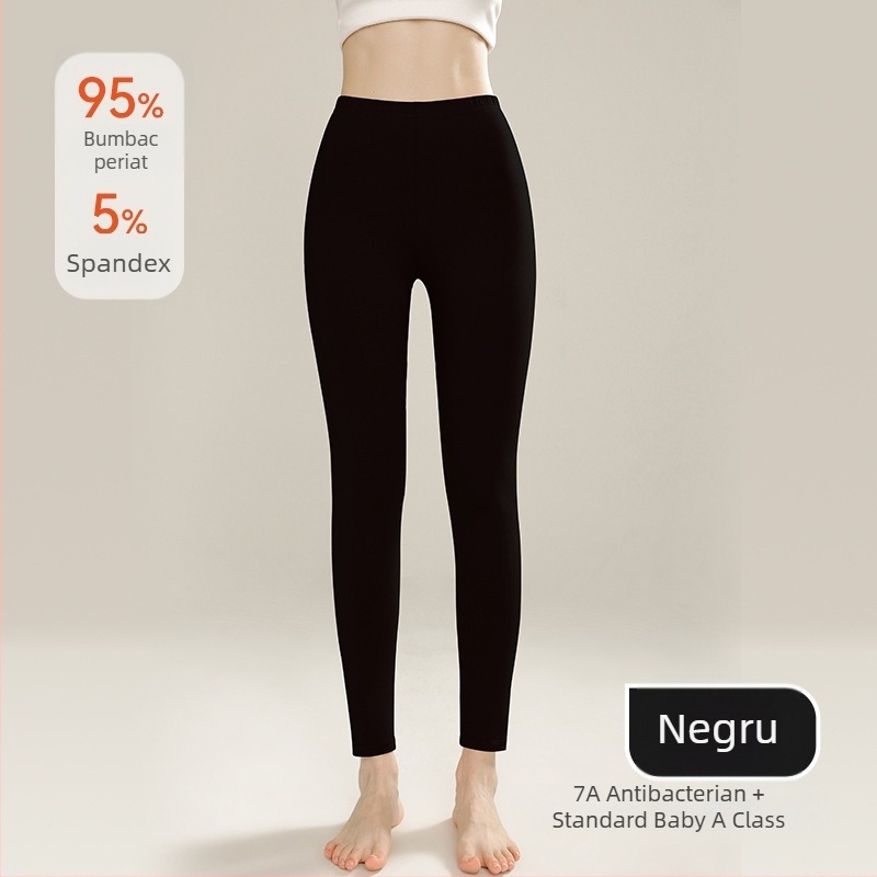 Pantaloni de toamnă pentru femei – bumbac 100%, antibacteriali, antiacarieni, talie înaltă, croială slim