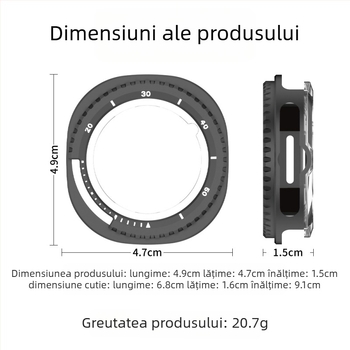 Carcasă metalică pentru Samsung Galaxy Watch8 Classic (2025) – Yichengtong; Compatibil cu modelul Samsung Galaxy Watch8 Classic (2025); Material: metal; Greutate: 22 g; Conținutul pachetului: carcasă metalică w30j, capac spate w30p, lavetă pj7, spudger pj8