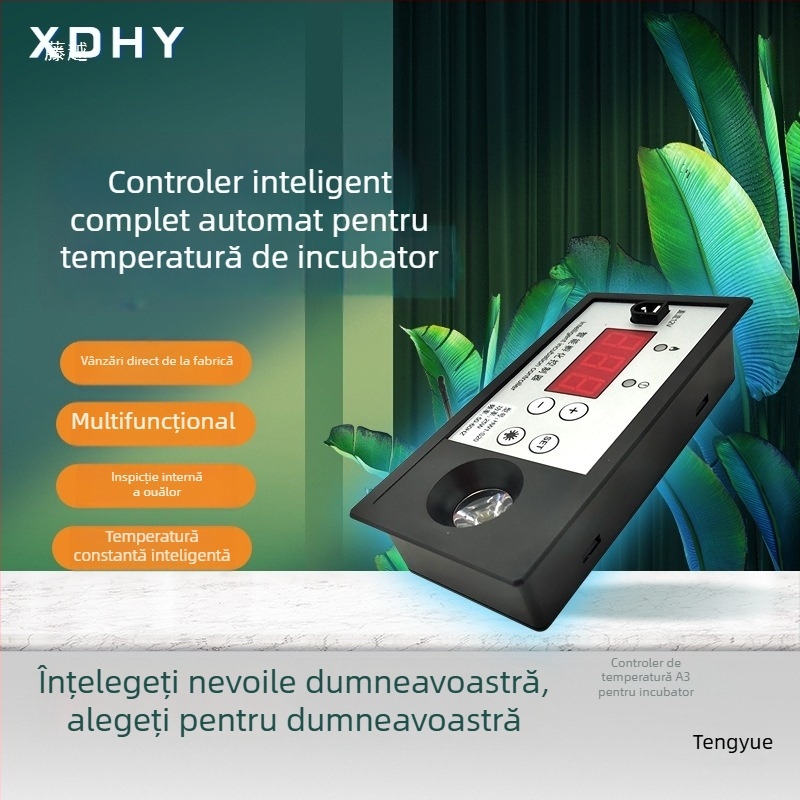 Controler pentru incubator cu afișaj digital al termostatului, MOS tranzistor, incubație complet automată, controlul temperaturii constante