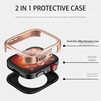 Carcasă pentru ceas Huawei Fit4/4Pro | aliaj de zinc, construcție semi-metalică, Zhuo zhizhi