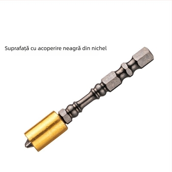 Bit de șurubelniță cu cap cruce, aliaj S2, inel magnetic, extins, pentru șurubelnițe electrice