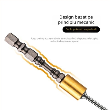 Bit de șurubelniță cu cap cruce, aliaj S2, inel magnetic, extins, pentru șurubelnițe electrice