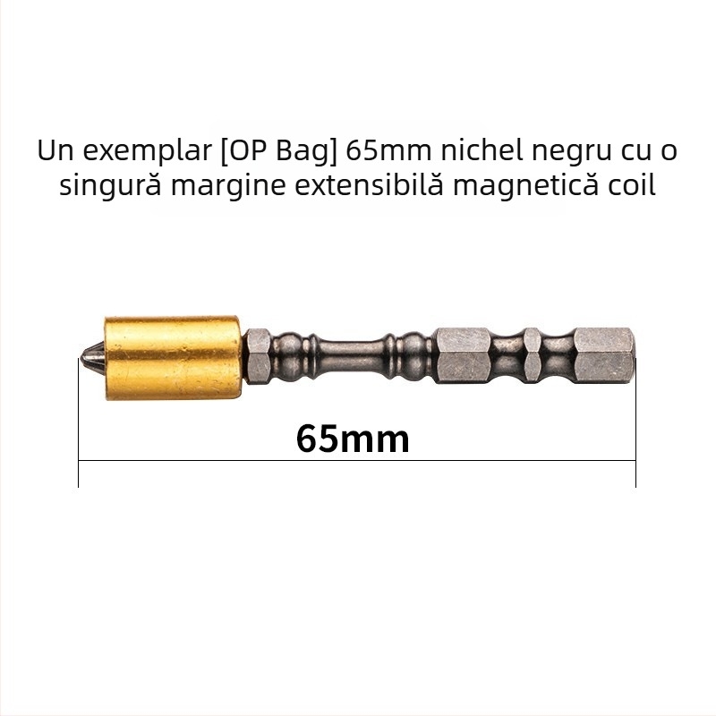 Bit de șurubelniță cu cap cruce, aliaj S2, inel magnetic, extins, pentru șurubelnițe electrice
