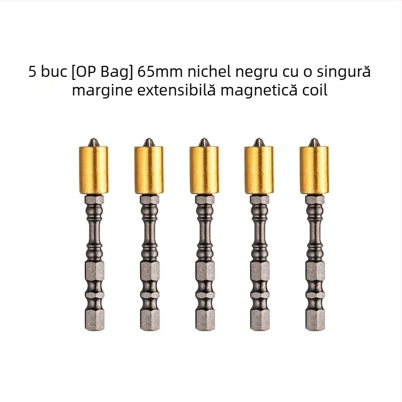 Bit de șurubelniță cu cap cruce, aliaj S2, inel magnetic, extins, pentru șurubelnițe electrice