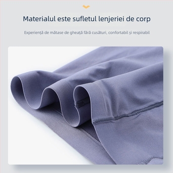 Boxeri bărbați 85% nylon – talie medie, culoare uni, căptușeală inghinală 80–90% nylon, stil în formă U