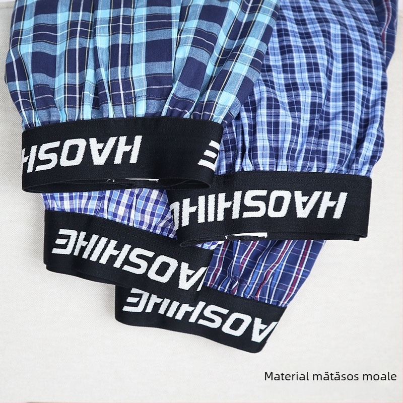 Pantaloni de pijama bărbați din bumbac, respirabili, fără cusături, uscare rapidă, modelare corp, talie medie, 100% bumbac