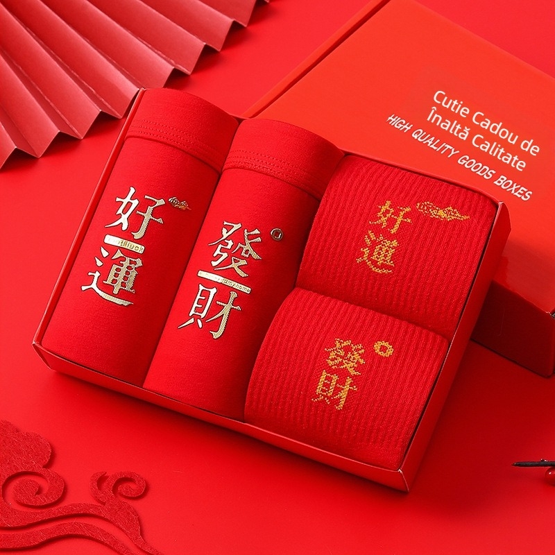 Chiloți bărbați din bumbac, talie medie, respirabili și uscare rapidă, cusături cu patru ace, 90–95% bumbac