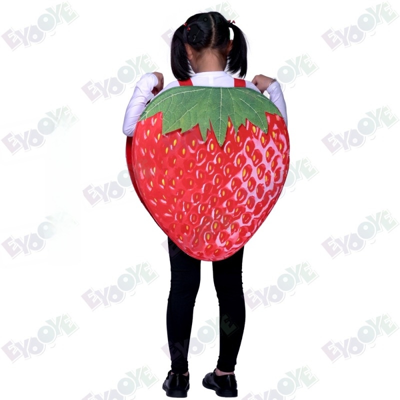 Set cosplay cu temă de căpșună pentru părinți și copii – EYOOYE – Primăvara 2025 – Tema căpșună