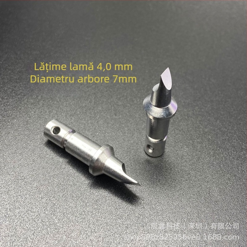 Set de unelte pentru deschiderea capacului din spate al ceasului, accesorii capete de tăiere, oțel cu conținut ridicat de carbon, kit de 1000 de bucăți, dimensiuni 5,5 mm, 4,0 mm, 2,2 mm lung, 2,2 mm scurt; compatibil cu accesorii pentru mașina de dedesubt