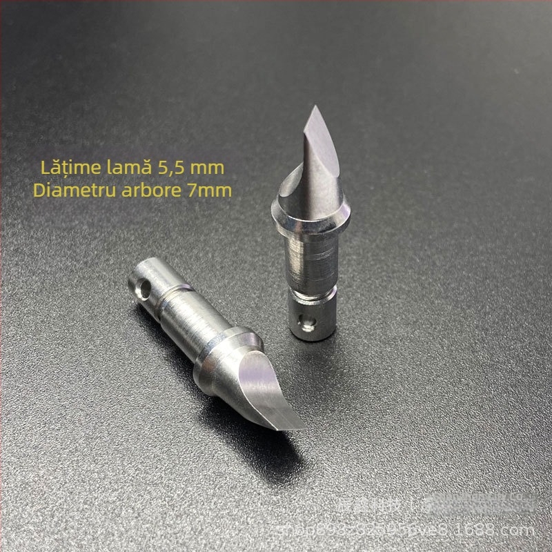 Set de unelte pentru deschiderea capacului din spate al ceasului, accesorii capete de tăiere, oțel cu conținut ridicat de carbon, kit de 1000 de bucăți, dimensiuni 5,5 mm, 4,0 mm, 2,2 mm lung, 2,2 mm scurt; compatibil cu accesorii pentru mașina de dedesubt