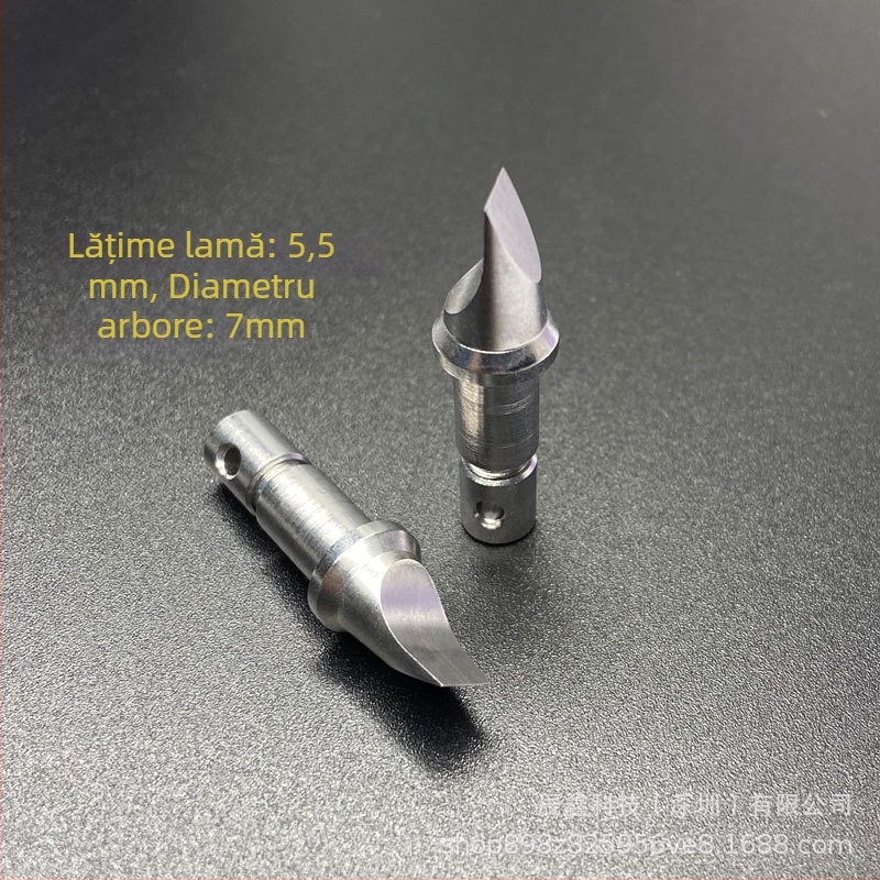 Set de unelte pentru deschiderea capacului din spate al ceasului, accesorii capete de tăiere, oțel cu conținut ridicat de carbon, kit de 1000 de bucăți, dimensiuni 5,5 mm, 4,0 mm, 2,2 mm lung, 2,2 mm scurt; compatibil cu accesorii pentru mașina de dedesubt