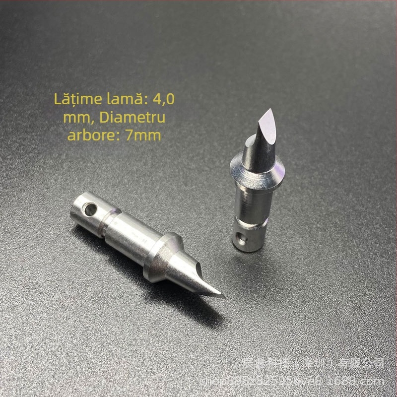 Set de unelte pentru deschiderea capacului din spate al ceasului, accesorii capete de tăiere, oțel cu conținut ridicat de carbon, kit de 1000 de bucăți, dimensiuni 5,5 mm, 4,0 mm, 2,2 mm lung, 2,2 mm scurt; compatibil cu accesorii pentru mașina de dedesubt