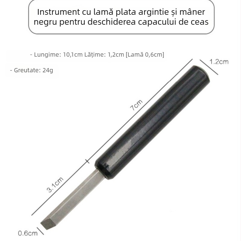 Cuțit metalic pentru repararea ceasurilor - unealtă de demontare a capacului din spate