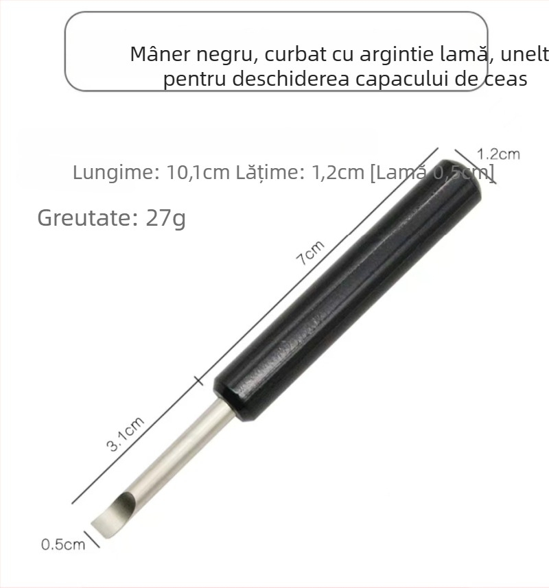 Cuțit metalic pentru repararea ceasurilor - unealtă de demontare a capacului din spate