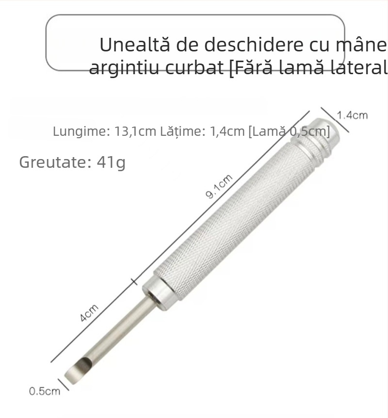 Cuțit metalic pentru repararea ceasurilor - unealtă de demontare a capacului din spate
