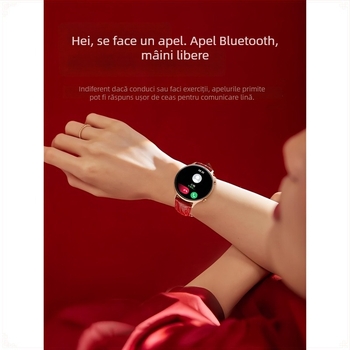 Ceas inteligent cu apeluri Bluetooth, ECG, tensiune arterială, ritm cardiac și monitorizarea somnului