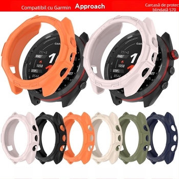 Carcasă de protecție cu armură Garmin Approach S70, 42/47 mm, din silicon