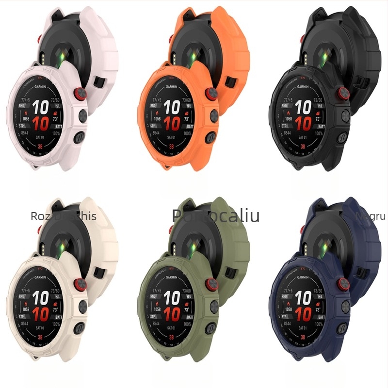 Carcasă de protecție cu armură Garmin Approach S70, 42/47 mm, din silicon