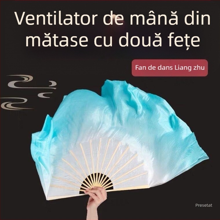 Fan de dans din mătase pentru Yangko – Stil Jiaozhou, Dansuri de tip square și clasic, Lansare vară 2021
