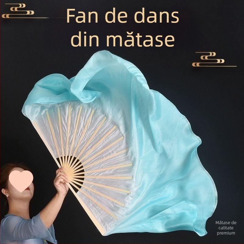 Fan de dans din mătase pentru Yangko – Stil Jiaozhou, Dansuri de tip square și clasic, Lansare vară 2021