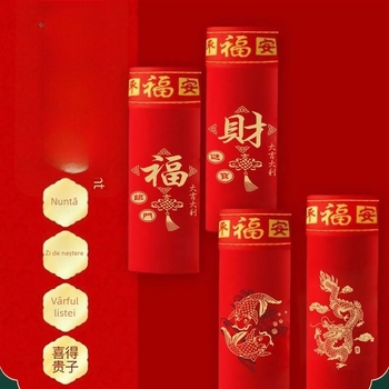 Boxeri pentru bărbați din bumbac, antibacterieni, cu motivul anului zodiacal 2025, talie medie, model text