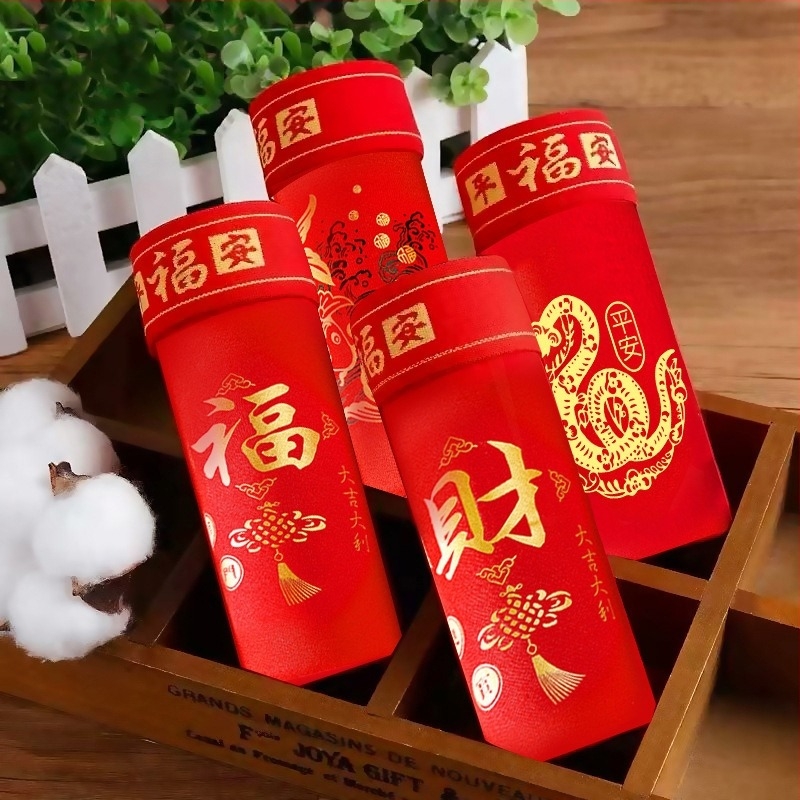 Boxeri pentru bărbați din bumbac, antibacterieni, cu motivul anului zodiacal 2025, talie medie, model text