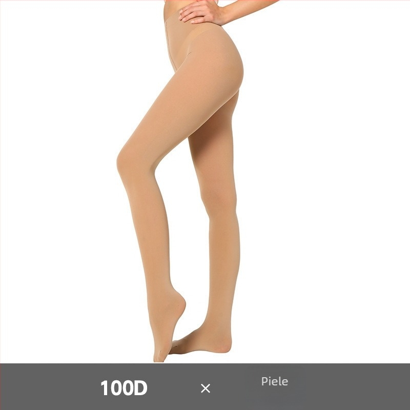 Colanți catifelati 100D pentru modelare, absorbție a transpirației, anti-agățare, deodorant, 80–90% nailon