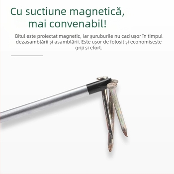 Șurubelniță specială cu vârfuri multiple: în formă U, cruce interioară, în formă Y, cruce Plum Blossom, triunghiulară; oțel Cr-V, neizolată, 60 g