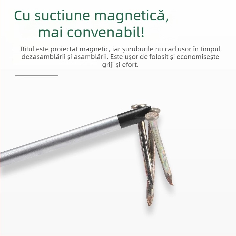 Șurubelniță specială cu vârfuri multiple: în formă U, cruce interioară, în formă Y, cruce Plum Blossom, triunghiulară; oțel Cr-V, neizolată, 60 g