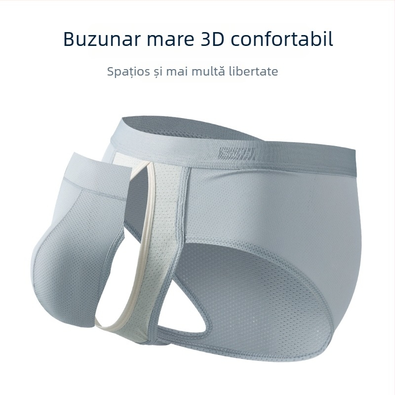 Slipuri pentru bărbați - Respirante, uscare rapidă (Nylon 80-90%, căptușeală de viscoză în zona inghinală, talie medie)