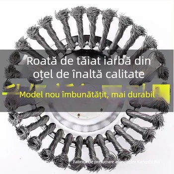 Cap de îndepărtare a buruienilor pentru gazon cu fir de oțel — Dajia wang; pentru îndepărtarea buruienilor, mușchi și rugină