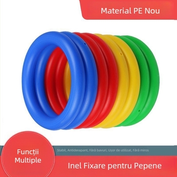 Bază de susținere pentru inel de gimnastică și minge de baschet cu covoraș antiderapant (Material: Plastic; Vârstă: 7–14; Categorie: Alte jucării până la 14 ani)
