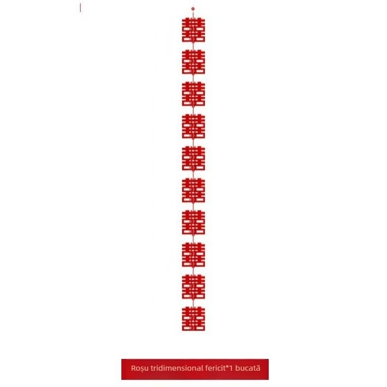 Prop pentru selfie de mireasă – bandă lungă cu simbolul fericirii duble, din felt, brand Xiyouji, categorie cuvânt fericit, neimportat