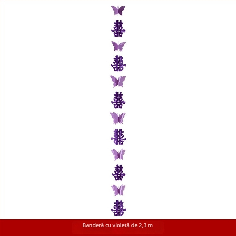 Prop pentru selfie de mireasă – bandă lungă cu simbolul fericirii duble, din felt, brand Xiyouji, categorie cuvânt fericit, neimportat