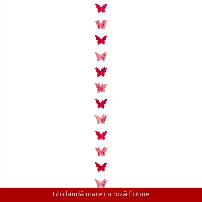 Prop pentru selfie de mireasă – bandă lungă cu simbolul fericirii duble, din felt, brand Xiyouji, categorie cuvânt fericit, neimportat