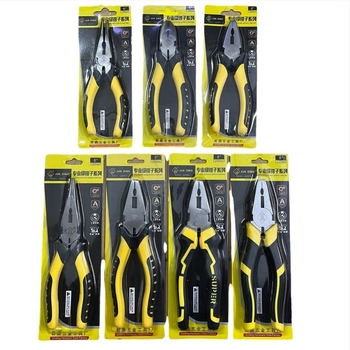 Set de clește Jun Ding: clește cu vârf subțire, clește diagonal, clește pentru sârmă, clește cu încuietoare; variante de greutate și lungime a gurilor