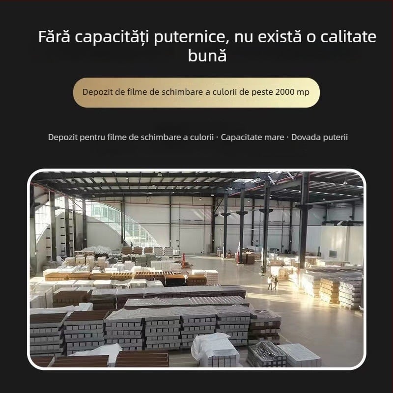 Folie de înfășurare pentru mașină cu finisaj metal lichid, material PVC, marcă Altă, garanție 2 ani