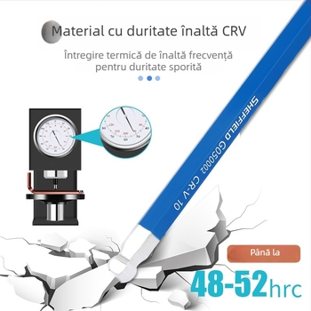 Steel Shield Set chei Allen, din oțel crom-vanadiu, duritate înaltă, cap hexagonal intern, extins