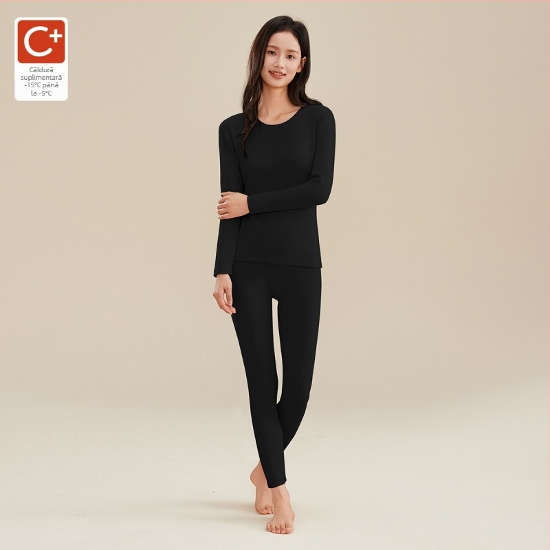 Set de lenjerie termică pentru unisex, strat de bază din fibră acrilică 251–300 g/m², antibacterian și antistatice, îmbrăcăminte de iarnă groasă