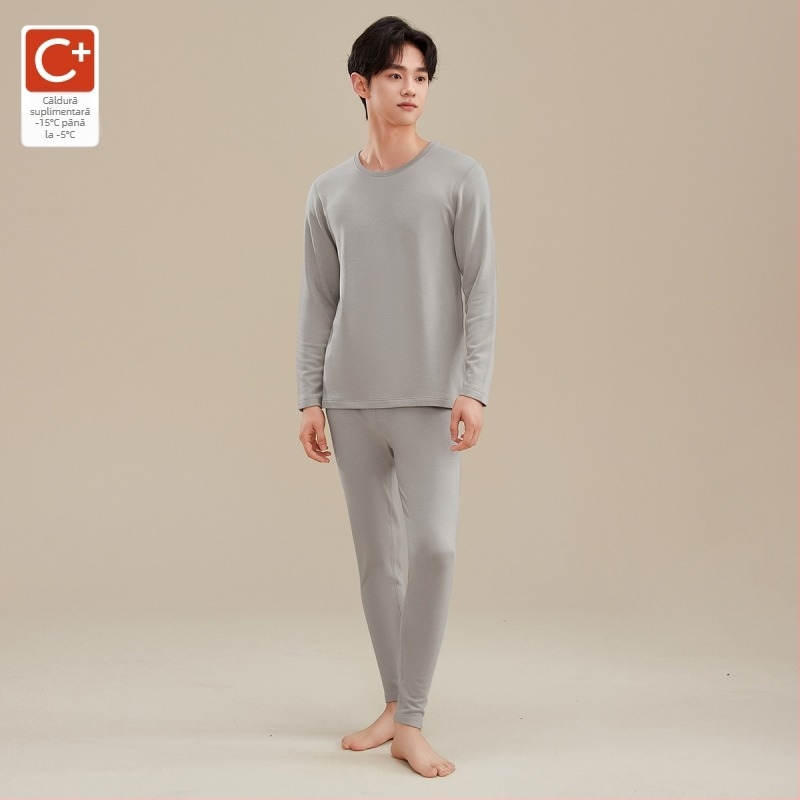 Set de lenjerie termică pentru unisex, strat de bază din fibră acrilică 251–300 g/m², antibacterian și antistatice, îmbrăcăminte de iarnă groasă