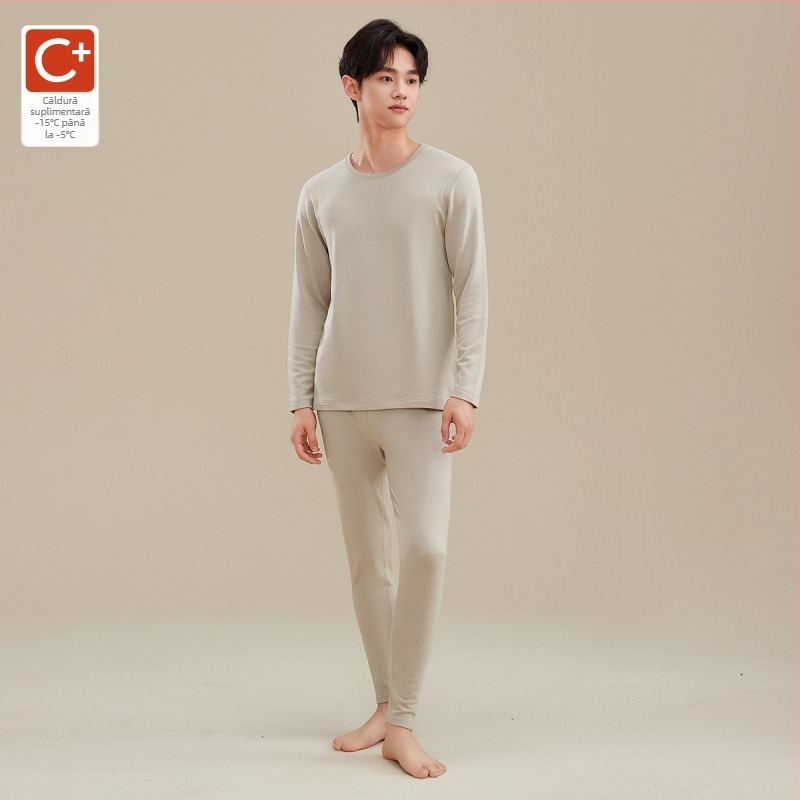 Set de lenjerie termică pentru unisex, strat de bază din fibră acrilică 251–300 g/m², antibacterian și antistatice, îmbrăcăminte de iarnă groasă