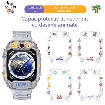Carcasă de protecție desen animat pentru ceasul Little Genius Z9/Z10 și Z6Pro/Z7/Z8A — TPU, cu autocolant D2A/D3
