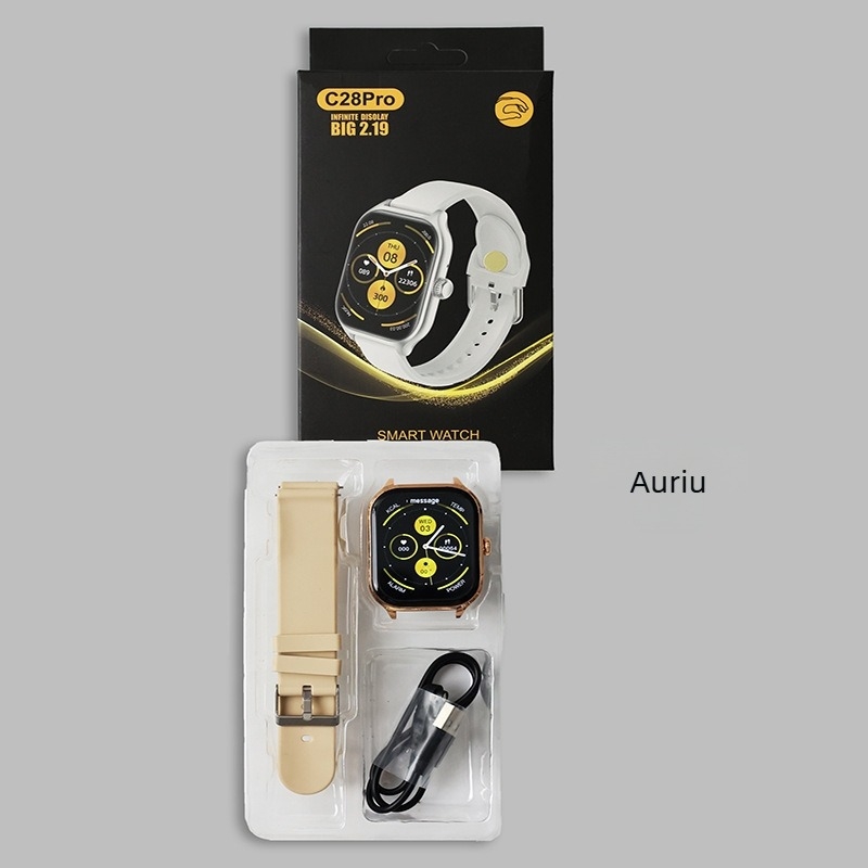 Ceas inteligent GTS4 cu apelare Bluetooth, monitorizare sănătate și monitorizare a somnului (viață baterie 7-14 zile, rezistent la apă, monitorizare ritm cardiac, oxigen din sânge, tensiune arterială)