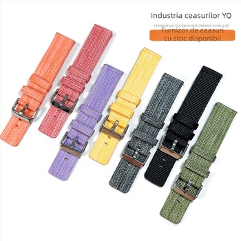 Brățară de ceas din piele, interfață 18/20/22 mm, închidere cu pin, compatibilă cu Samsung, Apple, Huawei și Fitbit Versa.