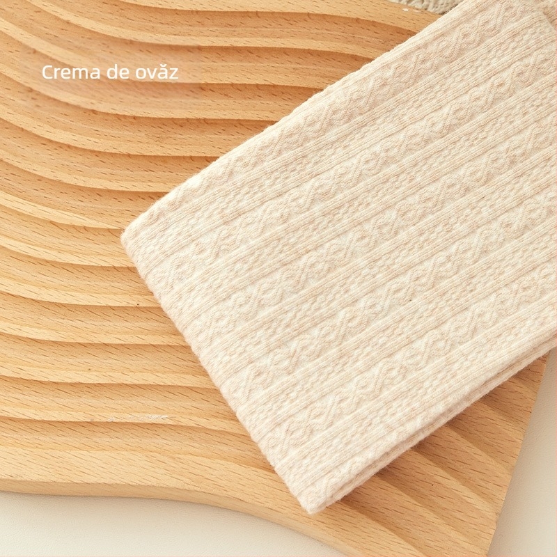 Colanți din bumbac cu 70–80% conținut de bumbac, ridicare a fesierilor și model solid, absorbție a transpirației, potriviți pentru iarnă, primăvară și toamnă