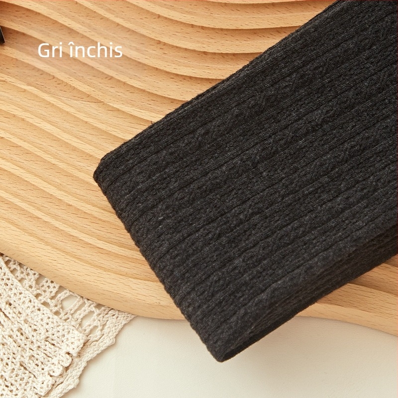 Colanți din bumbac cu 70–80% conținut de bumbac, ridicare a fesierilor și model solid, absorbție a transpirației, potriviți pentru iarnă, primăvară și toamnă